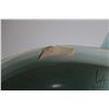 Image 2 : Five gallon, double handled and lidded Medalta crock, and a vintage Zanesville Pottery jardinere and