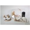 Image 1 : Selection of vintage Shelley bone china "Heather' including snack plate, cream, sugar and drip tray 