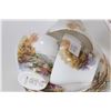 Image 2 : Selection of vintage Shelley bone china "Heather' including snack plate, cream, sugar and drip tray 