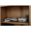 Image 1 : Selection of Royal Worcester Evesham including odd lids, mismatched plates etc. Note: Not available 