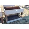 Image 2 : Two wooden elevated plant potting tables, 38" X 48" X 25"    Please note: Viewing to take place near