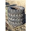 Image 1 : Four well worn 9" X 18" tires   Please note: Viewing to take place near Morinville on Saturday Octob