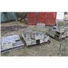 Image 1 : Three pallets of assorted sizes and style of concrete blocks    Please note: Viewing to take place n