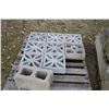 Image 2 : Three pallets of assorted sizes and style of concrete blocks    Please note: Viewing to take place n
