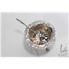Image 2 : Antique sterling silver open salt with repousee fish and animal decoration and three lion's head fee
