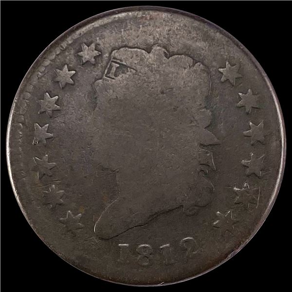 1812 Classic Head Large Cent NICELY CIRCULATED