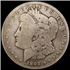 Image 1 : 1892-CC Morgan Silver Dollar NICELY CIRCULATED