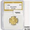 Image 1 : 1994 $10 Gold Eagle PGA-MS70