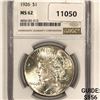 Image 1 : 1926 Silver Peace Dollar NGC-MS62