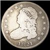 Image 1 : 1821 Capped Bust Quarter NICELY CIRCULATED