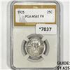 Image 1 : 1925 Standing Liberty Quarter PGA-MS65FH