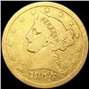 Image 1 : 1844-O $5 Gold Half Eagle NICELY CIRCULATED