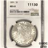 Image 1 : 1891 Morgan Silver Dollar NGC-MS61