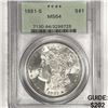 Image 1 : 1881-S Morgan Silver Dollar PCGS-MS64