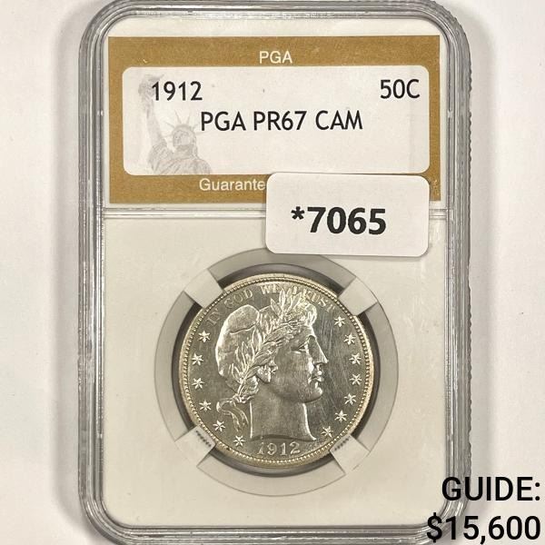 1912 Barber Half Dollar PGA-PR67 CAM