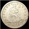 Image 1 : 1853 Arws & Rays Seated Liberty Quarter CLOSELY