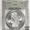 Image 1 : 1881-S Morgan Silver Dollar PCGS-MS64