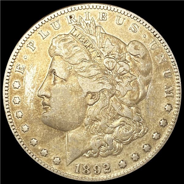 1892-S Morgan Silver Dollar ABOUT UNCIRCULATED