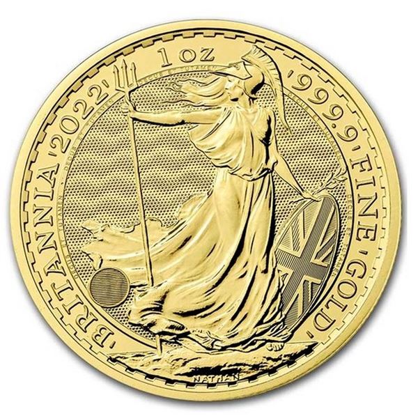 2022 1 oz Gold Britannia BU Coin