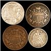 Image 1 : (4) Misc Coins LIGHTLY CIRCULATED