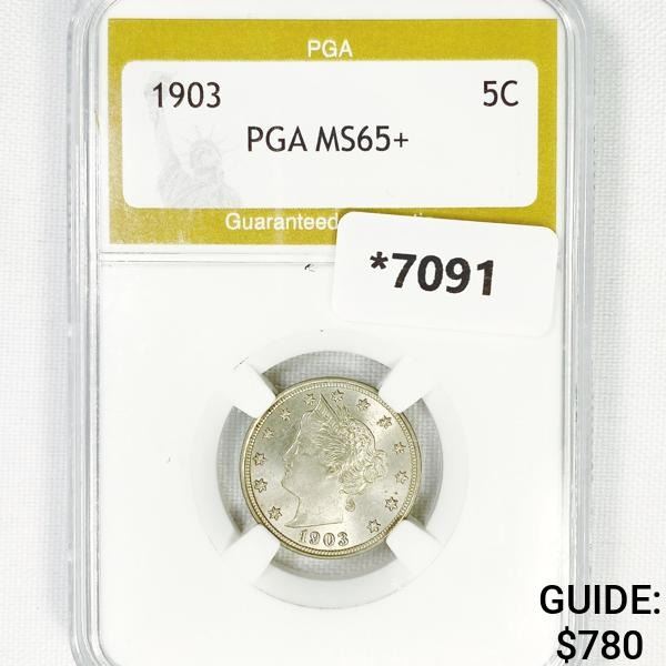 1903 Liberty Victory Nickel PGA-MS65+