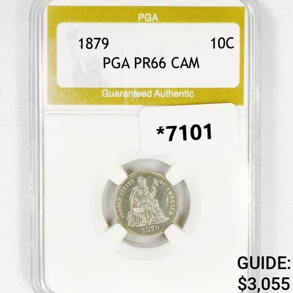 1879 Seated Liberty Dime PGA-PR66 CAM