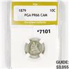 Image 1 : 1879 Seated Liberty Dime PGA-PR66 CAM