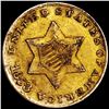 Image 1 : 1853 Silver Three Cent LIGHTLY CIRCULATED