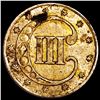 Image 2 : 1853 Silver Three Cent LIGHTLY CIRCULATED