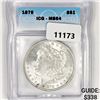 Image 1 : 1879 Morgan Silver Dollar ICG-MS64