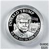 Image 1 : 2020 Silver 1oz Trump Coin -