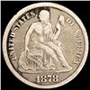 Image 1 : 1878-CC Seated Liberty Dime NICELY CIRCULATED