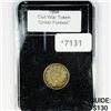 Image 1 : 1864 Civil War Token "Union Forever" Generic-