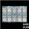 Image 1 : (10) 2017-P RARE American Silver Eagle ICG-MS70