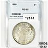 Image 1 : 1889 Morgan Silver Dollar NNC-MS65
