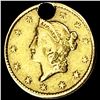 Image 1 : 1852 Rare Gold Dollar NICELY CIRCULATED