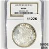 Image 1 : 1878 7TF Morgan Silver Dollar NGC-MS64