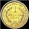 Image 2 : 1851-O Rare Gold Dollar UNCIRCULATED