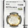 Image 1 : 1878 7/8TF Strong Morgan Silver Dollar NGC-MS64