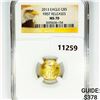 Image 1 : 2013 $5 1/10oz American Gold Eagle NGC-MS70
