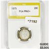 Image 1 : 1875 Twenty Cent Piece PGA-PR63+