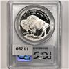 Image 2 : 2001-P Silver $1 Buffalo PCGS-PR69 DCAM