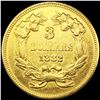 Image 2 : 1882 $3 Gold Piece CLOSELY UNCIRCULATED