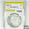 Image 1 : 1878-CC Morgan Silver Dollar PGA-MS64 PL