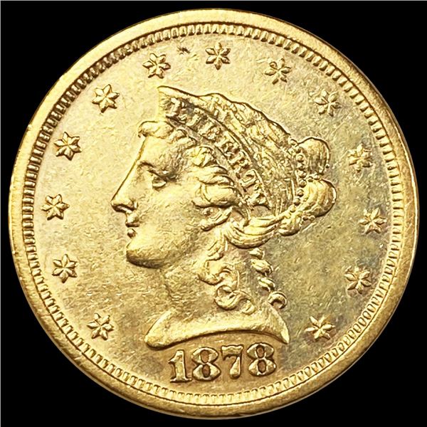 1878-S $2.50 Gold Quarter Eagle UNCIRCULATED
