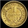 Image 2 : 1853 Rare Gold Dollar CHOICE BU