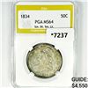 Image 1 : 1834 Capped Bust Half Dollar PGA-MS64 Sm. Dt. Sm.