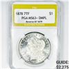 Image 1 : 1878 7TF Morgan Silver Dollar PGA-MS63+ DMPL, Rev