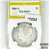 Image 1 : 1880-O Morgan Silver Dollar PGA-MS63+