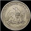Image 2 : 1857 Seated Liberty Half Dollar NICELY CIRCULATED